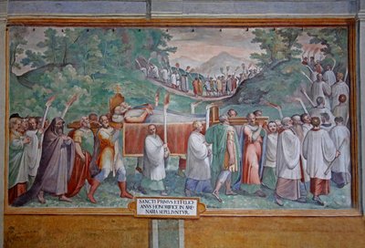 El entierro de San Primo y San Feliciano de Antonio Tempesta